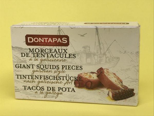 Don Tapas Tintenfischstücke nach galizischer Art